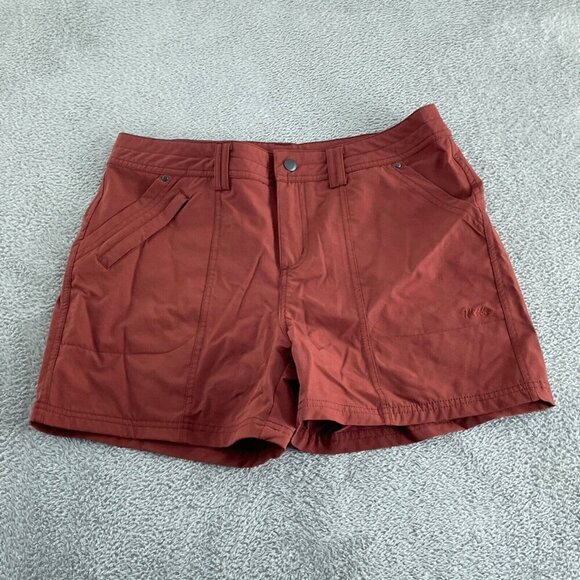 Willit Womens Rust Red Outdoor Hiking Shorts Size 8 5470 - Picture 1 of 9